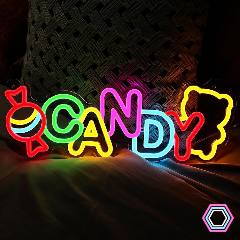 'Candy' LED neon sign LEDNeonSigns.eu