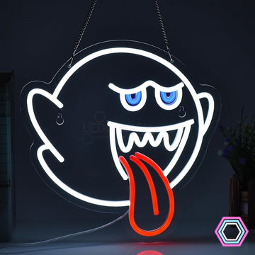 'Ghost' LED neon sign