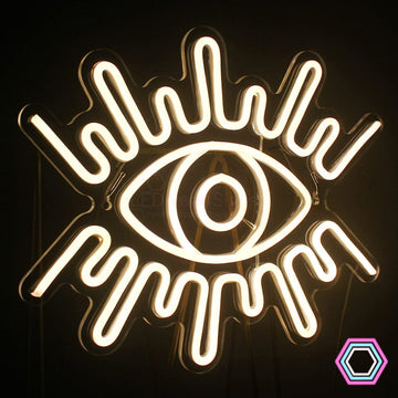 LED-neonbord 'Oog'