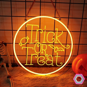 'Trick Or Treat 2' LED neon sign