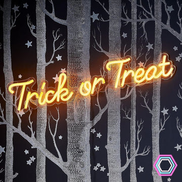'Trick or Treat 4' LED neon sign