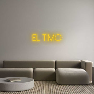 Custom LED Neon Text: El Timo