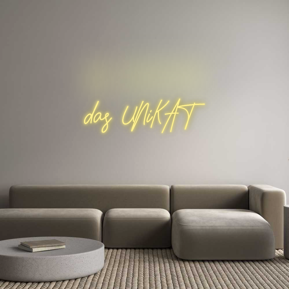 Custom LED Neon Text: das UNiKAT