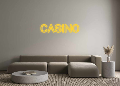 Aangepaste LED-neontekst: CASINO