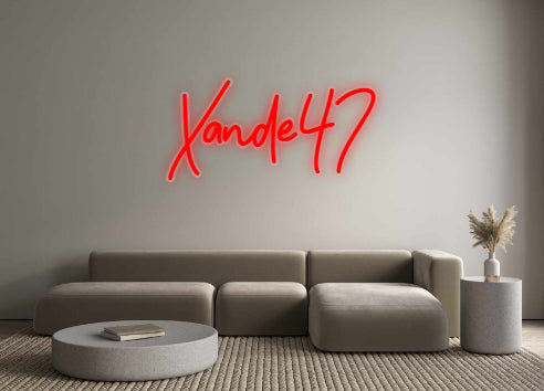 Aangepaste LED-neontekst: Xande47