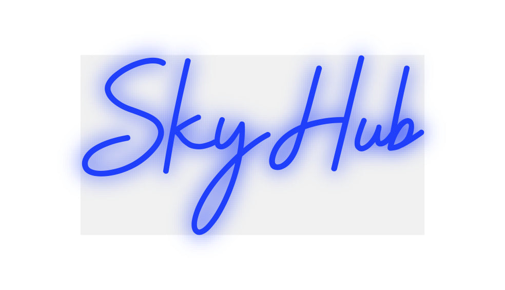 Custom LED Neon Text: SkyHub