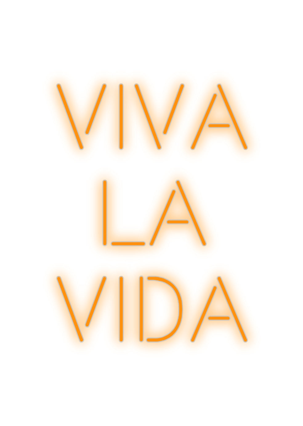 Custom LED Neon Text: Viva
la 
Vida