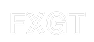 Custom LED Neon Text: FXGT