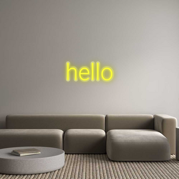Custom Neon: hallo
