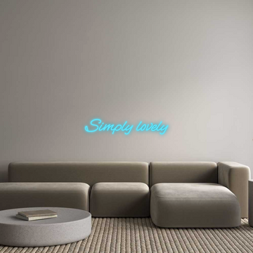 Custom LED Neon Text: Einfach schön