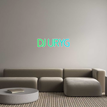 Individuelles Neon: Dj UryG