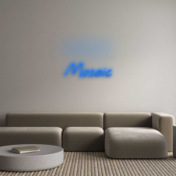 Individuelles Neon: Mosaik