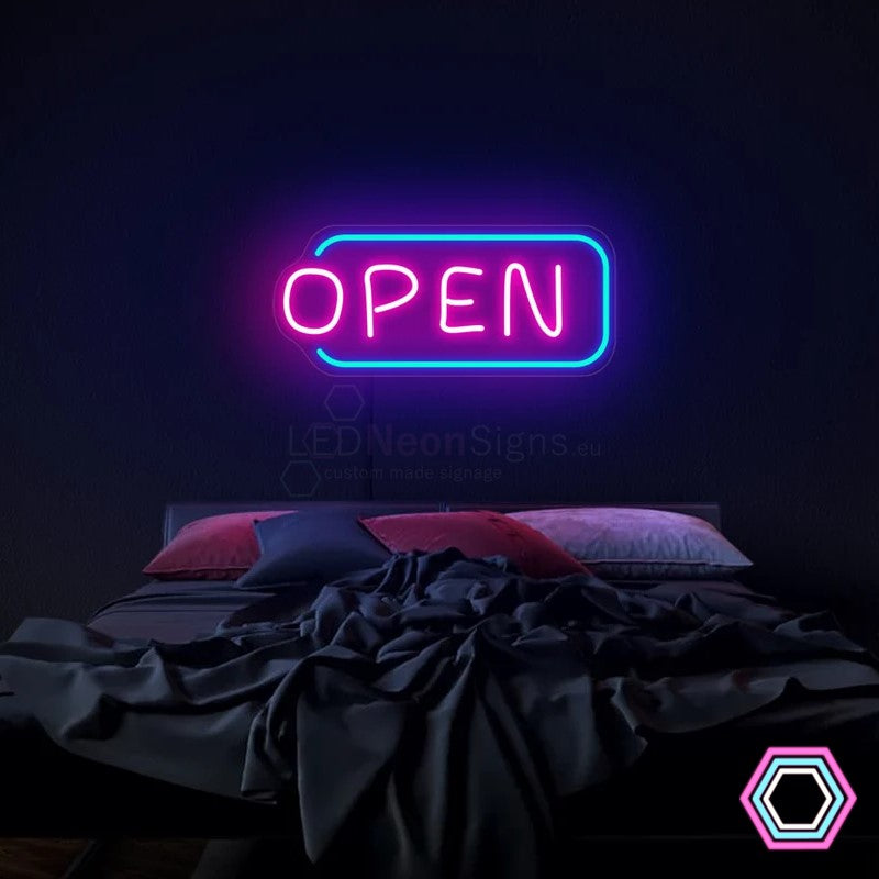 V3 Sign 'Open v3' LED neon sign